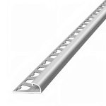 Guardacanto Bullnose Atrim 12 mm Aluminio Cromo Brillante 2.5 m