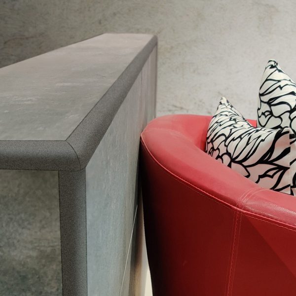 Guardacanto Bullnose Stone Collection Atrim 12 mm Aluminio Marfil