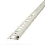 Guardacanto Bullnose Stone Collection Atrim 12 mm Aluminio Marfil 2.5 m