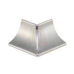 Esquinero Sanitario Externo Atrim 38x38 mm Acero Inoxidable Brillante
