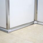 Zócalo Retro-Fit Atrim 38x38 mm Acero Inoxidable Brillante