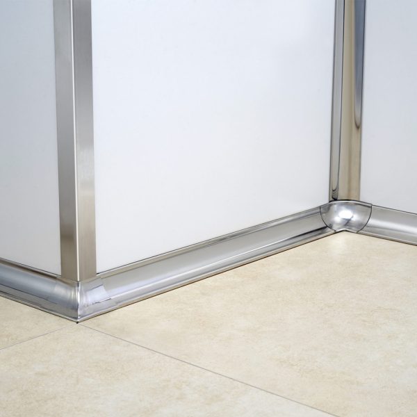 Zócalo Retro-Fit Atrim 38x38 mm Acero Inoxidable Brillante