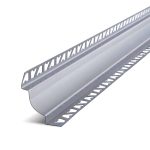 Zócalo Sanitario Plus Atrim 38x38 mm Acero Inoxidable Brillante 250 cm