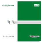 Moldura Atenneas AT-31R 30x20 mm Poliestireno 2 m