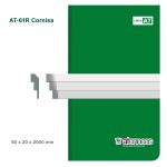 Moldura Atenneas AT-61R 60x20 mm Poliestireno 2 m