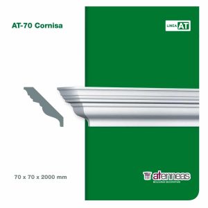 Moldura Atenneas AT-70 70x70 mm Poliestireno 2 m