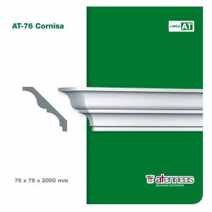 Moldura Atenneas AT-76 76x76 mm Poliestireno 2 m