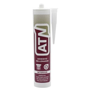 Adhesivo Rellenador Atenneas Cartucho 0.5 kg Blanco 50 mm
