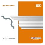 Moldura Atenneas Bliss BA-100 73x65 mm Poliestireno 2 m
