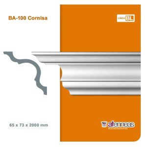 Moldura Atenneas Bliss BA-100 73x65 mm Poliestireno 2 m