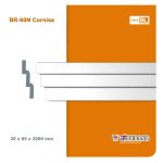Moldura Atenneas Bliss BR-60N 65x20 mm Poliestireno 2 m