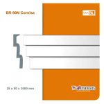 Moldura Atenneas Bliss BR-90N 90x25 mm Poliestireno 2 m