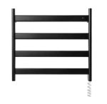 Toallero Eléctrico Atrim Singular 45 x 49 cm Acero Inoxidable Negro Mate