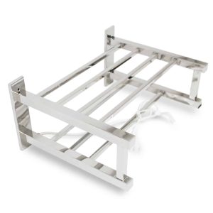 Toallero Eléctrico Atrim Cubic 48x22 cm Acero Inoxidable