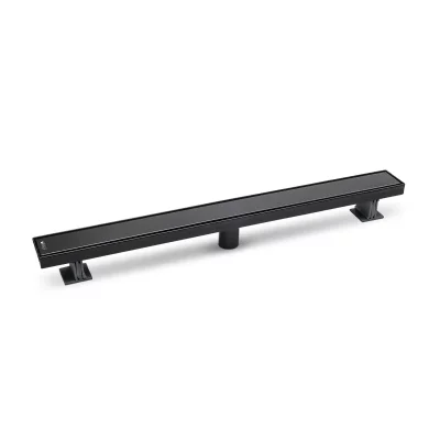 Desagüe Lineal Atrim Aqua Negro 70 cm Acero Inoxidable Mate