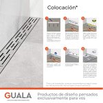 Desagüe Lineal Atrim Aqua Inca 90 cm Acero Inoxidable Mate