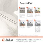 Desagüe Lineal Atrim 2 en 1 Aqua 90 cm Acero Inoxidable Mate