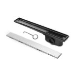 Desagüe Lineal Atrim Río Clasico 45 cm ABS y Acero Inoxidable Sin Acople