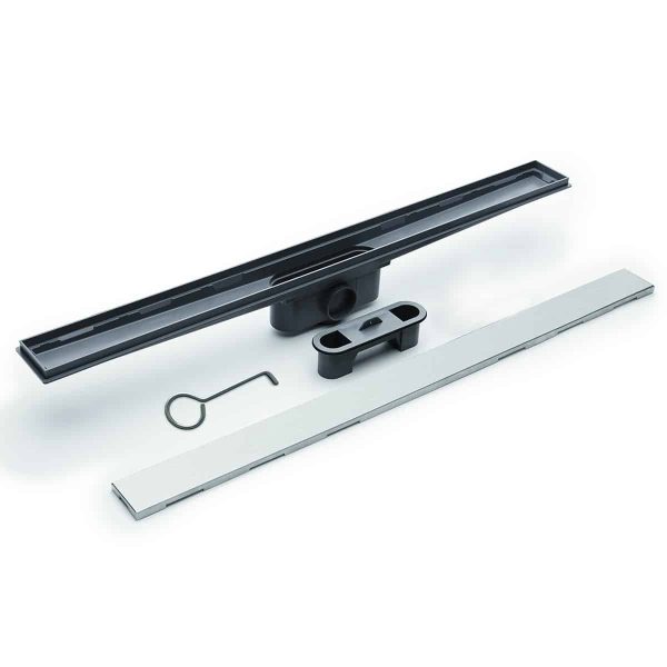 Desagüe Lineal Atrim Río Clasico 60 cm ABS y Acero Inoxidable Sin Acople