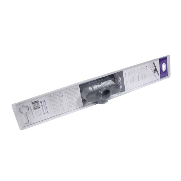 Desagüe Lineal Atrim Río Clasico 60 cm ABS y Acero Inoxidable Sin Acople