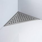 Desagüe Triangular Atrim Aqua Inca 25 cm Acero Inoxidable