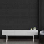 Placas 3D Autoadhesivas Subway Negro Revestimiento Lifewall 70x75 cm Pack x10