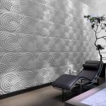 Placas 3D PVC Frigg 50x50 cm PVC Blanco