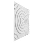 Placas 3D PVC Frigg 50x50 cm PVC Blanco