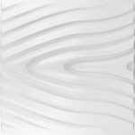 Placas 3D PVC Frigg 50x50 cm PVC Blanco