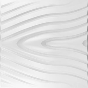 Placas 3D PVC Frigg 50x50 cm PVC Blanco