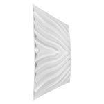 Placas 3D PVC Frigg 50x50 cm PVC Blanco