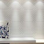 Placas 3D PVC Frigg 50x50 cm PVC Blanco