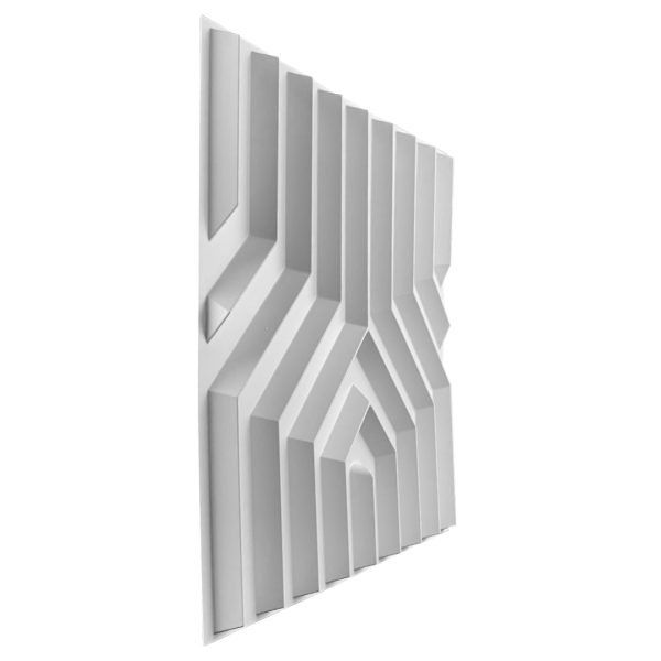 Placas 3D PVC Frigg 50x50 cm PVC Blanco