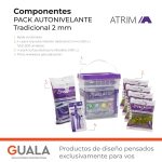 Kit de Nivelación Nivelatop Atrim Pinza, Cuña y Clip 2mm
