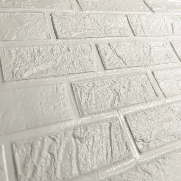 Placa 3D Autoadhesiva Cultural Stone Crema Revestimiento Lifewall 70x80 cm Pack x10