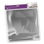 Placa 3D Autoadhesiva Patron II Grey Platinum 50x50 cm Revestimiento Lifewall Pack x5