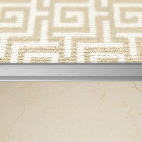 Plana Mini 24 mm Aluminio Anodizado Plata Tira 95 cm
