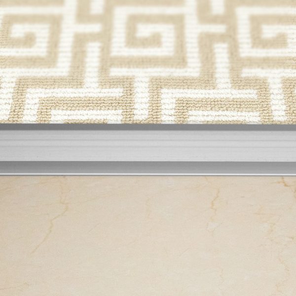 Plana Media 30 mm Aluminio Anodizado Champagne Tira 2.85 m