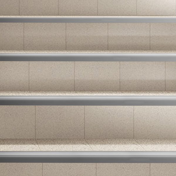 Naríz de Escalera 13 20x25.4 mm Aluminio Anodizado Bronce Tira 2 m