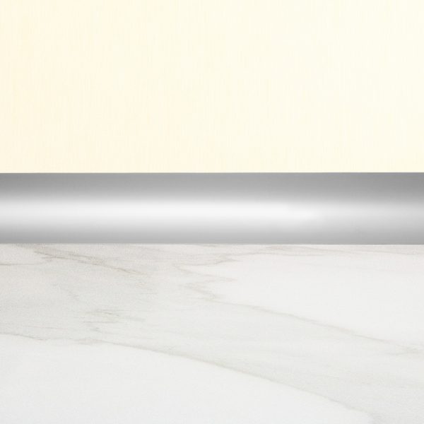 Zócalo Sanitario Curvo 50x50mm Aluminio Anodizado Champagne