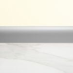 Zócalo Decorativo 50 mm Aluminio Anodizado Plata Tira 2 m