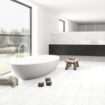 Piso Vinílico Kflooring AquaS Gris Claro 4.5 mm SPC Tránsito Comercial Intenso Click 2.6 m²