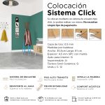 Piso Vinílico Kflooring AquaS Gris 4.5 mm SPC Tránsito Comercial Intenso Click 2.6 m²