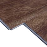 Piso Vinílico Confort Roble Oscuro 5 mm con manta SPC Tránsito Comercial Click