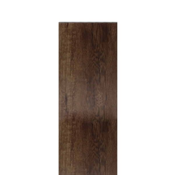 Piso Vinílico Confort Roble Oscuro 5 mm con manta SPC Tránsito Comercial Click