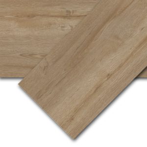 Piso Vinílico Basis Roble Himalaya 4.3 mm SPC Tránsito Comercial Click 123 cm