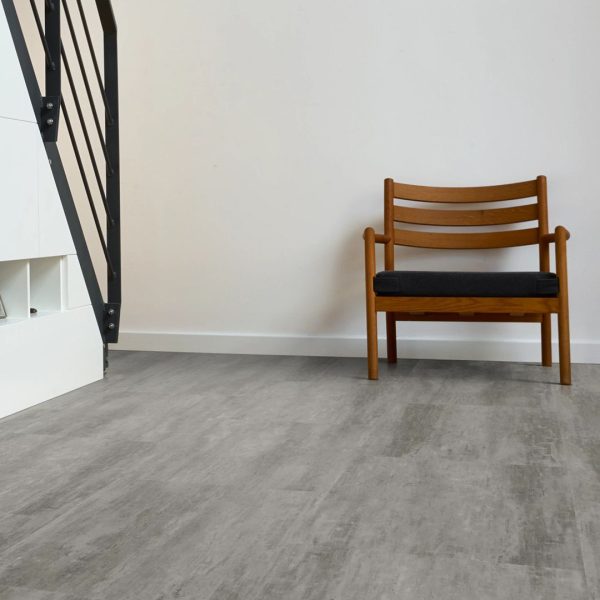 Piso Vinílico Kflooring Cemento GluCor 3.5 mm LVT Tránsito Comercial Alto Pegable 3.32m²