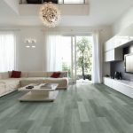 Piso Vinílico en Rollo PVC Simil Madera Gris Transito Residencial Moderado 1m²