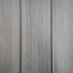 Revestimiento Wall Panel Siding WPC Gris Mate Tira 2.9m
