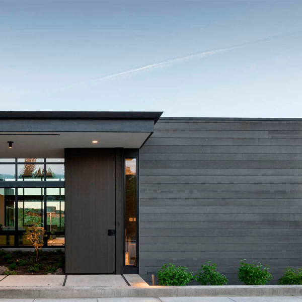 Revestimiento Wall Panel Siding WPC Gris Mate Tira 2.9m
